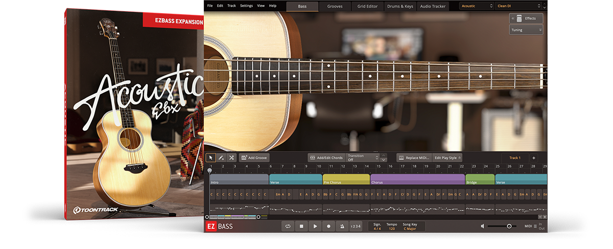 Toontrack EBX  EZbass  -  Acoustic
